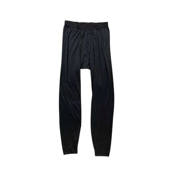 Vintage Patagonia Tights Mens Small Black Capilene Midweight Base Layer Made USA - Picture 1 of 10